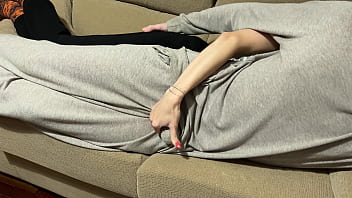 Preview 1 of Fb Xxxxxx - Tight Handjob from slutty Stepsister