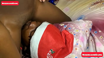 Preview 4 of Two Men One Lady Xxx Fucking - Christmas Sex! Merry Christmas