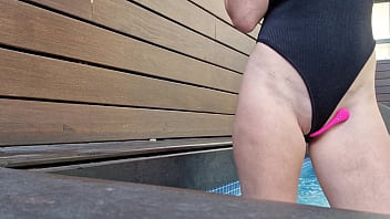 Preview 4 of Xxxsex Poran Com - Hot chik masturbation tigh pussy public pool