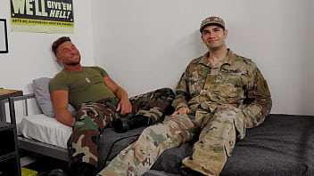 Preview 1 of Findfreaky Latina Milf - Big Cocked Kyler Drayke Fucks Soldier Hard - Kyler Drayke,  Brad Connors - ActiveDuty