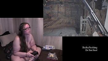 Preview 4 of Old Mother Sonsex - Naked Resident Evil 7 Play Through part 6