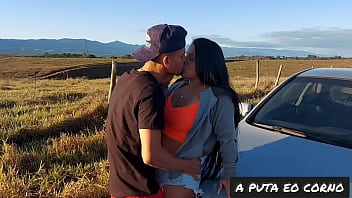 Preview 1 of All Mon San Xxx Sex Video - CORNO EMPRESTOU ATE O CARRO PARA O PAUZUDO METER NA SUA PUTA CASADA