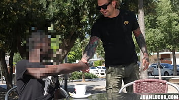 Preview 3 of Sap 53 - Public Jerking Off with a Fan