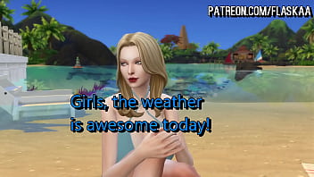 Preview 1 of Drink Slaiva - DC Superhero League Part 3: Sunny Vacation