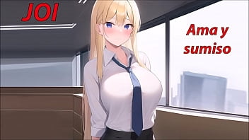 Preview 1 of Ben Xnxn - JOI - Ama y sumiso en la oficina. Obedece y te permitir&eacute_ correrte...