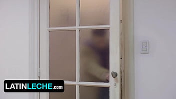 Preview 1 of Sasha Foxx Slave Fed Foot Dust F - Boyfriends Daniel &amp_ Felipe Have Passionate Hardcore Fuck While Visiting StepUncle - Latin Leche
