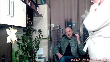 Preview 1 of Abiwow Cam - Tough Boss Makes Mature Secretary Masturbate With Vegetables! Do your job better,  you lustful bitch!