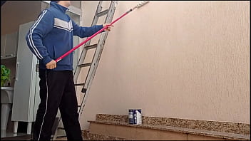Preview 1 of Sani Levan Sex - Meu marido ficou espiando eu seduzir e trepar com o pintor da nossa casa - Completo no RED