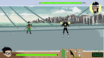 Preview 2 of Janice Ivy - Teen titans ep 3 Agora sim venci a Luta e outra Punheta de Starfire