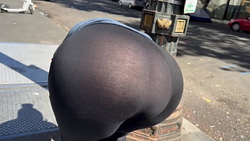 Preview 3 of Www Sexx Vibeo - Bubble Butt Wedgie Candid City Streets