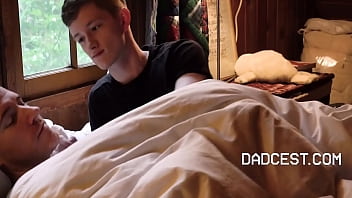 Preview 1 of School Mam Sex - Family Cabin Loft For Christmas Anal Cuddling