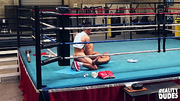 Preview 2 of Stop Hot Mom - (Draven Navarro) Practice His Boxing Skill While (Alex Rim) Fantasizes About His Masculine Body - Reality Dudes