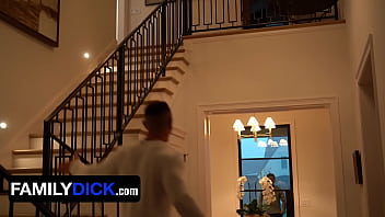 Preview 1 of Indian Desi Sex Tube - Horny StepBrothers Jax Thirio &amp_ Caleb Morphy Bareback Fuck Passionately On The Couch - FamilyDick