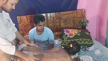 Preview 2 of Nepali Xxexx Video - First time sex desi girlfriend Threesome Bengali Fucks Two Guys and one girl ,   Hanif pk and  Sumona and Manik