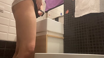 Preview 1 of Little Apri - Some stupid video... I Tried to make his small dick cum with handjob but he even didn&#039_t get hard and hide his smallest cock I have ever seen