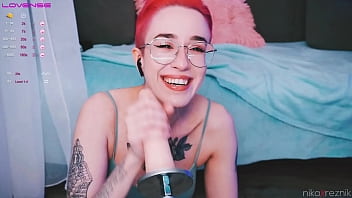 Preview 3 of Mina Tao Jo - Cute tomboy getting fuck in mouth by fuckmachine