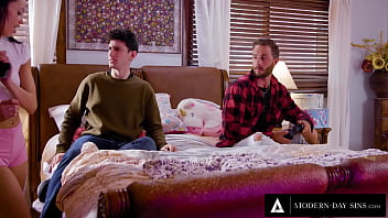 Preview 1 of Desi Sex Web Series - MODERN-DAY SINS - Sneaky Stepsis Alexis Tae Enjoys ROUGH ANAL SEX Before Stepbro Comes Home!