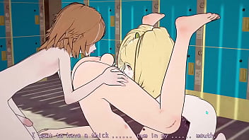Preview 2 of Pia Pecora - Danganronpa - Chihiro Fujisaki and Hiyoko Saionji having Fun on a Beach