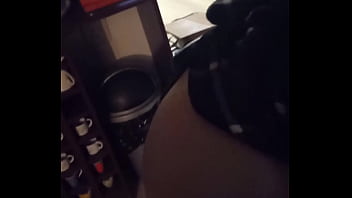 Preview 1 of Wk Tvz - Velvet rain 23 being fucked hard from behind with large toys in kitchen quicky squirting herself wet with tinkling orgasm juice
