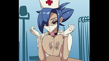 Preview 4 of Sex Wags - Skullgirls - Valentine hace una paja rusa con sus grandes tetas