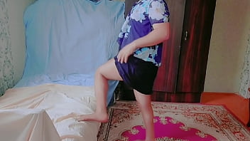 Preview 1 of Sunny Leone Oil Massage With Sex - Nylon Sissy Crossdresser Big Butt Solo Striptease Sexy Body Big Ass Big Legs The Best Poses For Fucking White Slut Slave