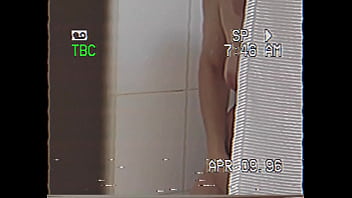 Preview 2 of Arab An - Hidden camera - Skinny blonde short hair girl in my shower