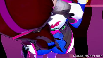 Preview 4 of Black On Black Playboy - D.VA en una noche m&aacute_gica