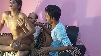 Preview 1 of Coco De Mal Gangbang - Amateur threesome Desi village girl having sex with two boyfriends ,   Hanif pk and  Sumona and Manik