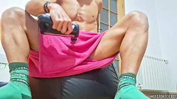 Preview 2 of Ww Sexy Hd My Boobs Com - Vibrator Drives My Huge Dick Wild - Moaning and Cumming Hard