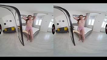 Preview 2 of Alexis Texas Solo Strip - VIRTUAL TABOO - Lady Bug And Monster Dildo