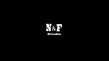 Preview 4 of Gril And Om - Nikki Riddle Full NF studio BTS part 1 (WET)