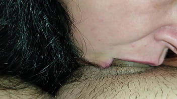 Preview 2 of Alina Li On Black - Amateur MILF Wife POV Blowjob Cum in Mouth
