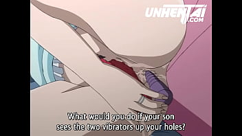 Preview 3 of Jenny Scordamaglia Boobs Touch - STEPMOM catches and SPIES on her STEPSON MASTURBATING with her LINGERIE &mdash_ Uncensored Hentai   Subtitles