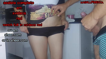 Preview 4 of Sunny Leone Sex Video Hot Sd - Slut maid gives me blowjob and hot sex until I wash her cum white ass for twice her pay