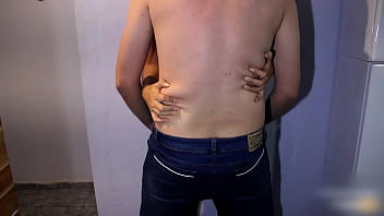 Preview 2 of Dog In Grill - Dry humping in leggings,  cum in pants