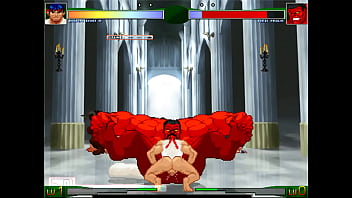 Preview 2 of Little Sis Bro Xxx Love - MUGEN Ryu vs Red Hulk