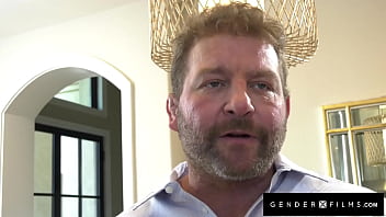 Preview 1 of Gen 2 - GenderXFilms - Big Busted Trans Stepdaughter Railed By StepDad