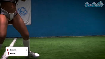 Preview 2 of Lexi Luna Johnny Sins - England Vs France Sexy Big Ass Soccer Game Ends in Penalties