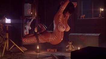 Preview 4 of Son Fuck His Mom In Yoga - Lara vs tentac1es