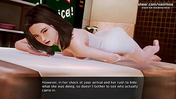 Preview 1 of Gachinco Scat Sex - Waifu Academy | Busty Japanese Teen With A Hot Tight Little Pussy Gets Horny From A Massage And Starts Riding Masseurs Big Cock With No Regrets | My sexiest gameplay moments | Part #28