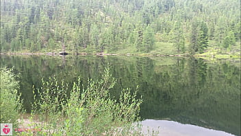 Preview 3 of 18 Yard Fark Xxxxxx Hd Video - I jerk off a flaccid dick and cum on a mountain lake in nature! POV! - Vik Freedom