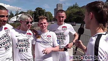 Preview 1 of Teen Erlebt Orgasmus - We found so many hot guys! We met this scally guy and he tried to teach us some Welsh!