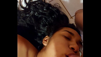 Preview 3 of Brother And Sister And Sister - Brunette babe pussy licking big tits bff