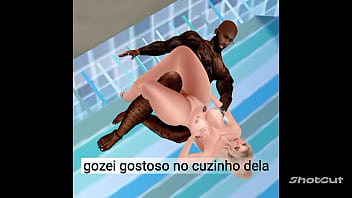 Preview 4 of Groum Sex - Chamei minha amiga pra vim em casa e acabei fudendo ela... Historinhas do imvu