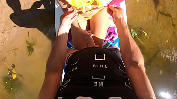 Preview 2 of Home Bd Sex - Our Ship Moored to the Shore so that We Could Have a Great Fuck Outdoor - Real Amateur Couple Sex POV