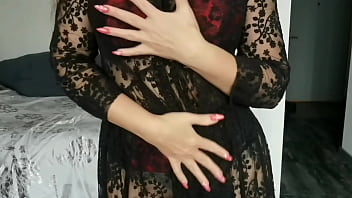 Preview 4 of Mom And Daughter Anal - BEAUTIFUL STEPMOTHER PETTING HER HOLE WITH A DILDO