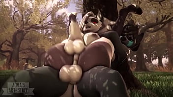 Preview 2 of You Tube Sex Films - Futa Loona x Futa Furry by Adam&#039_s Art &amp_ Stuff