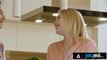 Preview 1 of Old Daddy Sex Video - JOYMII - Beautiful Tattooed Mimi Cica Wants Her Boyfriend&#039_s Morning Cumshot