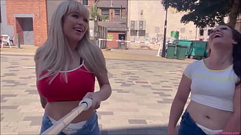 Preview 2 of Pampered Penny Barber Enema - Molly Brown   Zara Lei wear nappies in public! | (November 2022)