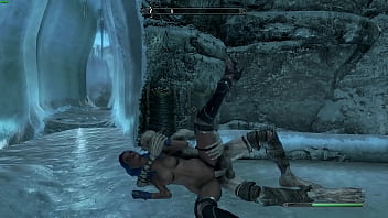 Preview 2 of Xnxxx Virgin Porn - skyrim - aelith the warrior gets ravaged by many falmers